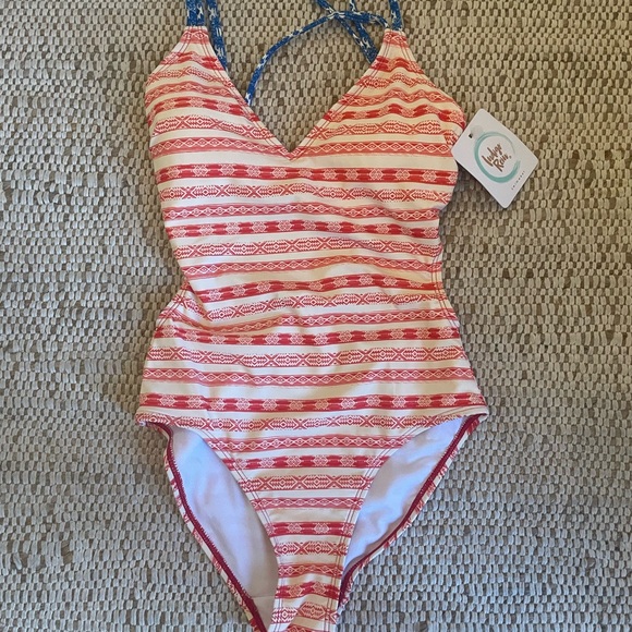 New With Tags Indigo Rein One Piece Swimsuit Small - Picture 2 of 6